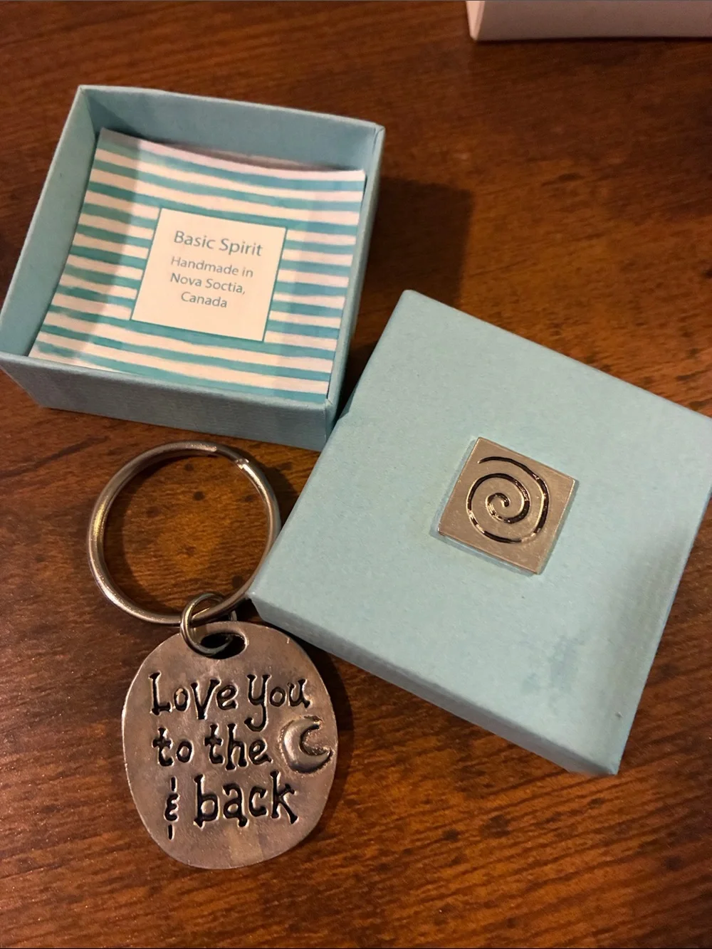 Basic spirit keychain engraved